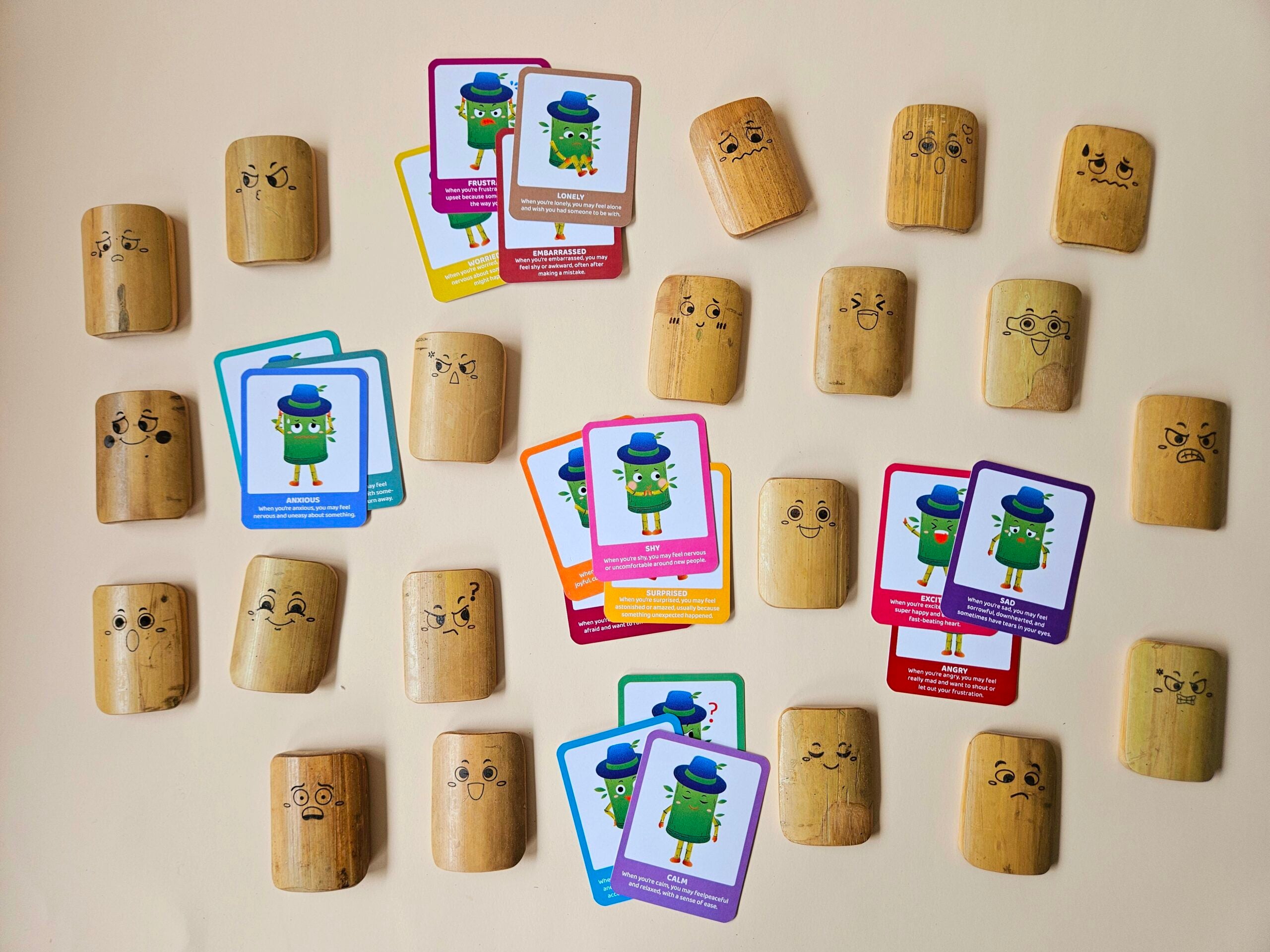 Bamboo Facial Dominos Set Of 20