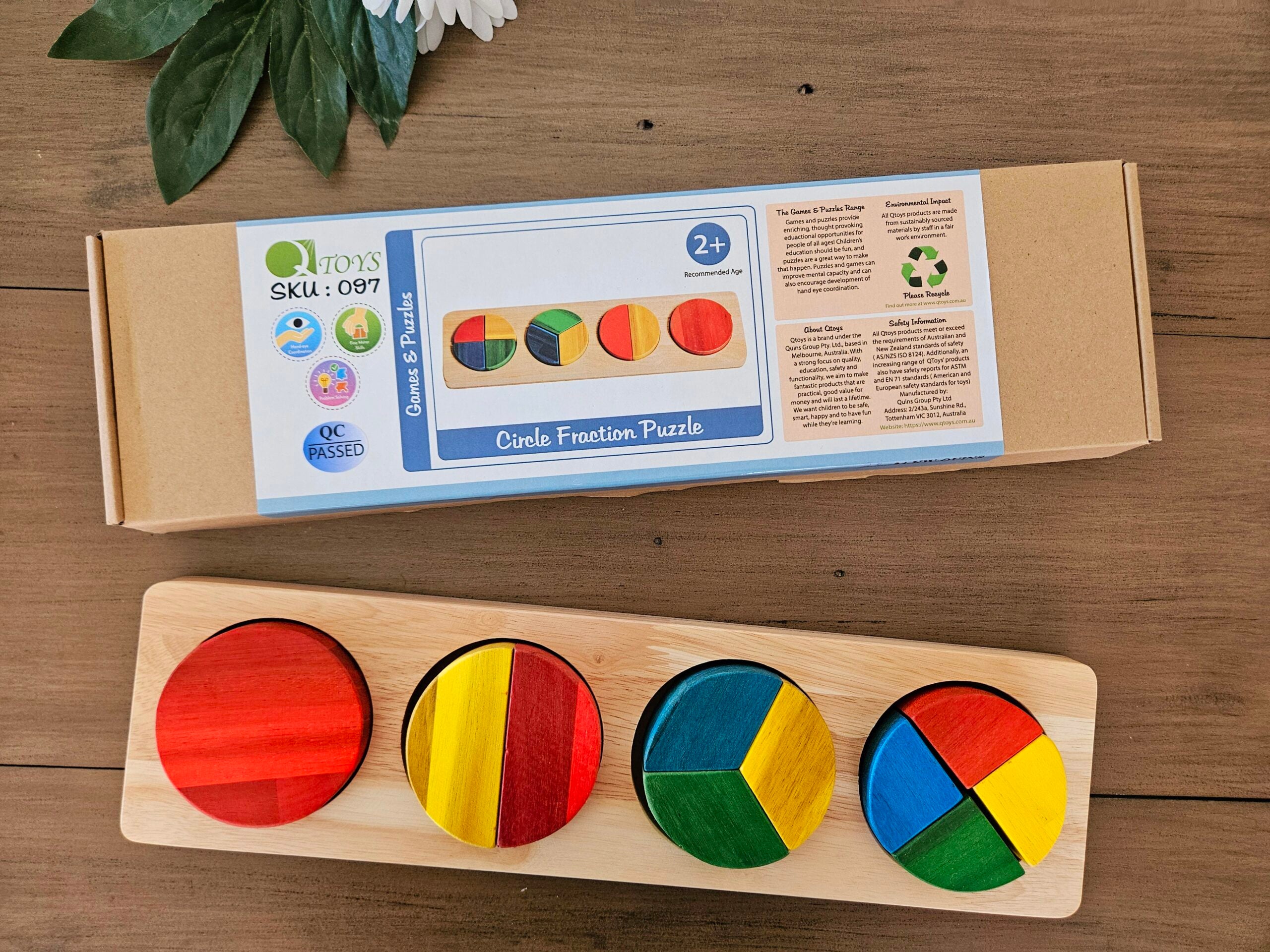 Circle Fraction Puzzle