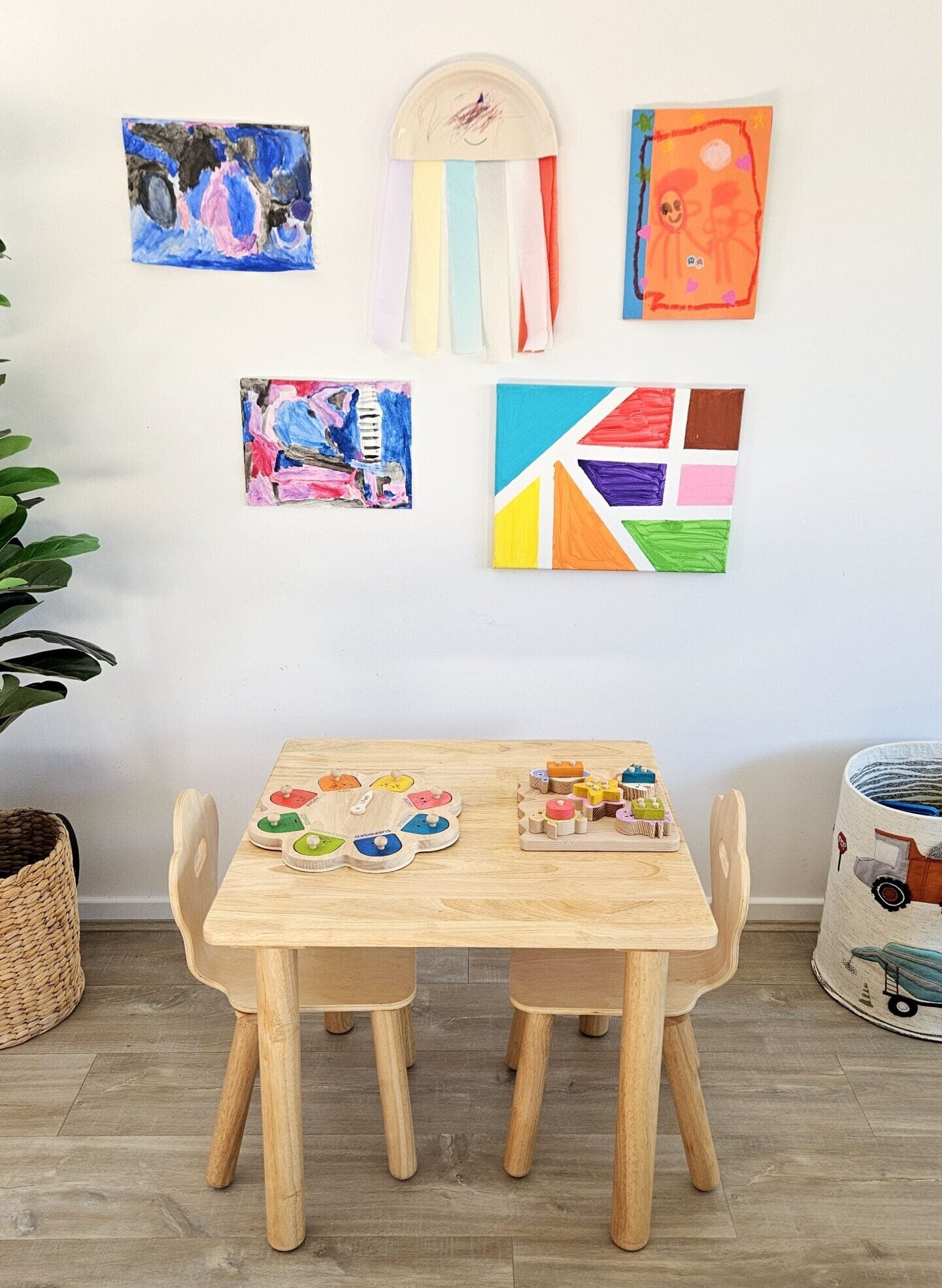 Classic Square Table and 2 Chairs