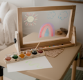 4 in 1 table Easel + Paint Pot Holder