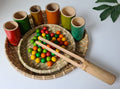 Circle Bamboo Trays