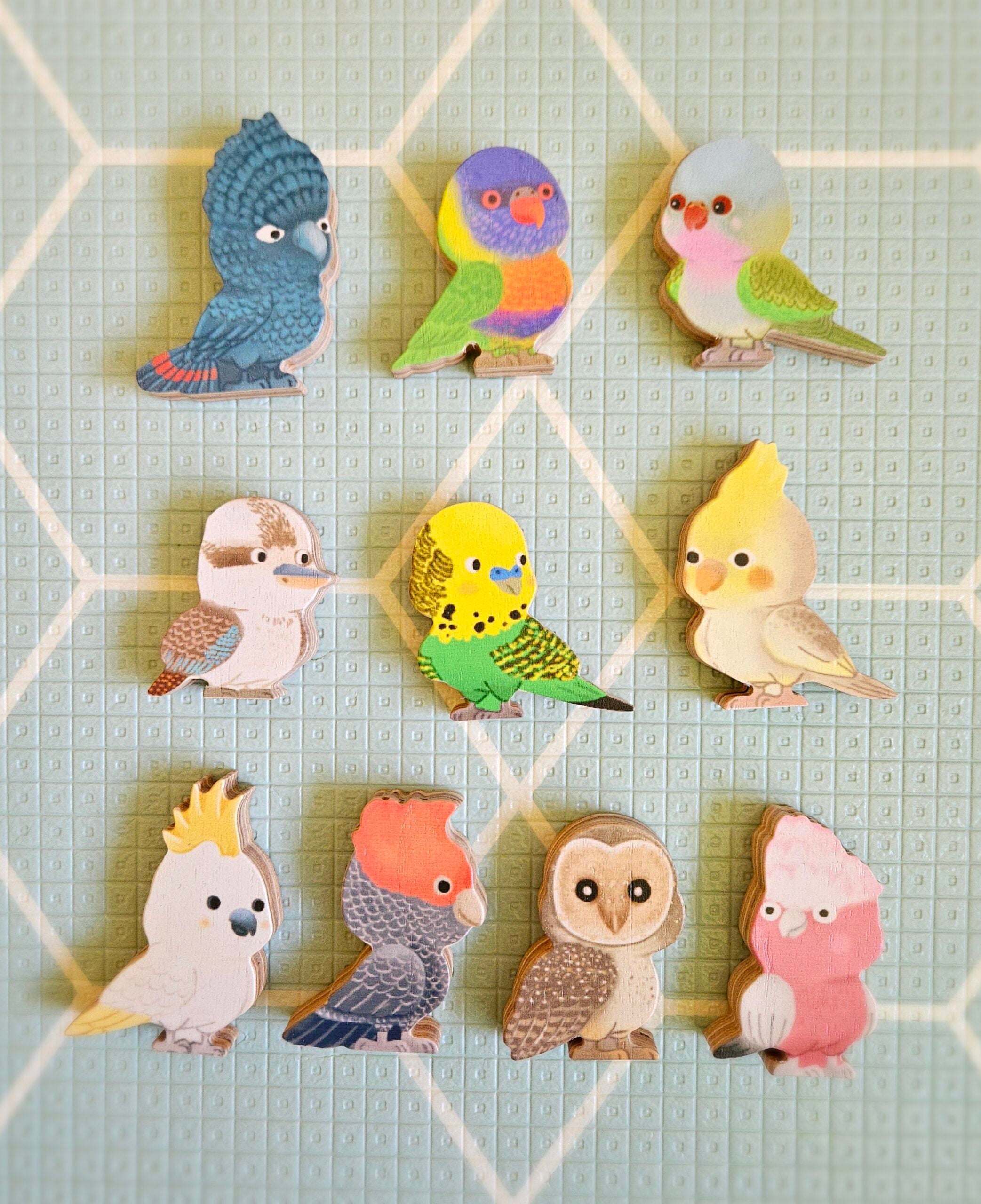 Australian Birds Set of 10