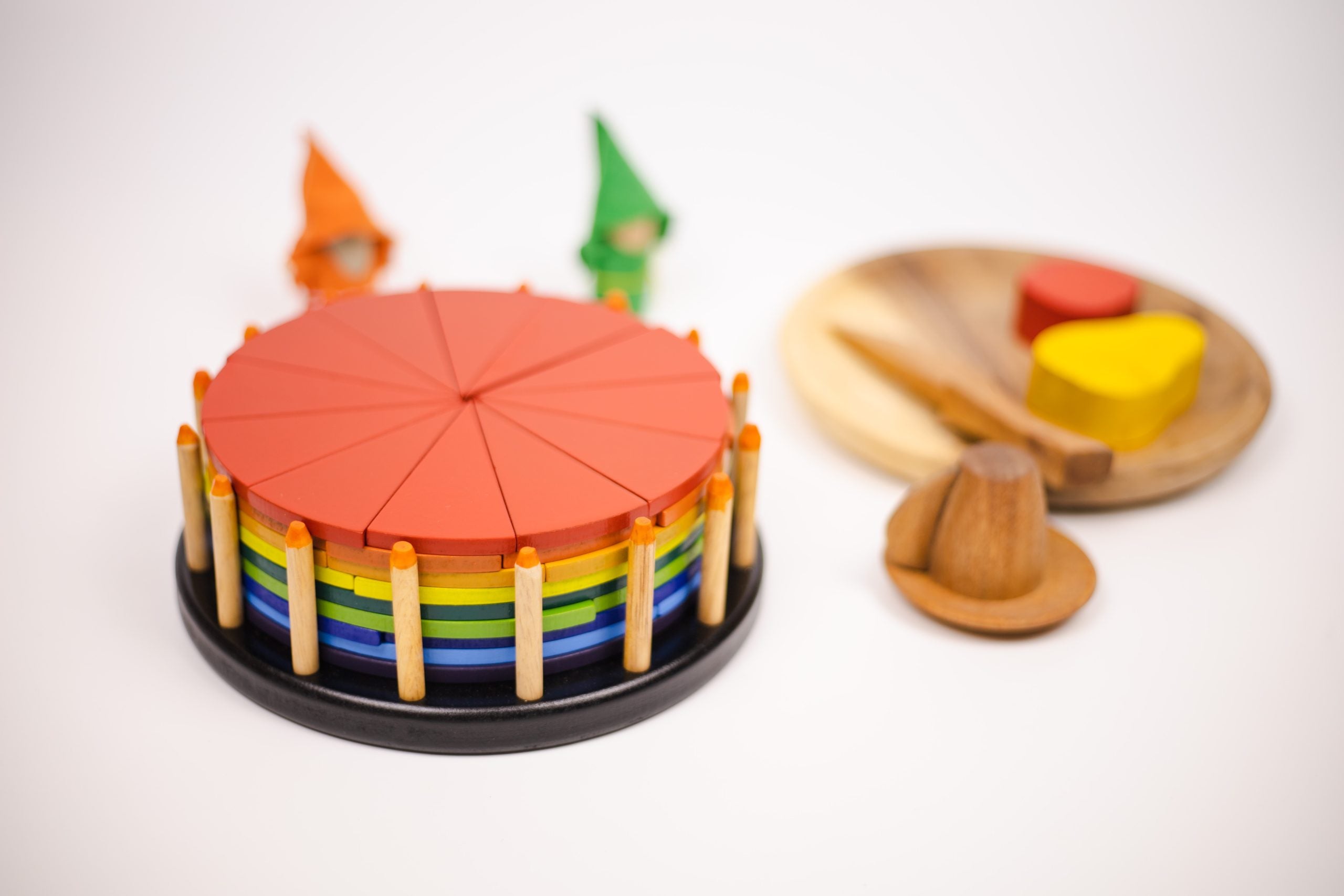 Circle Cake Fraction