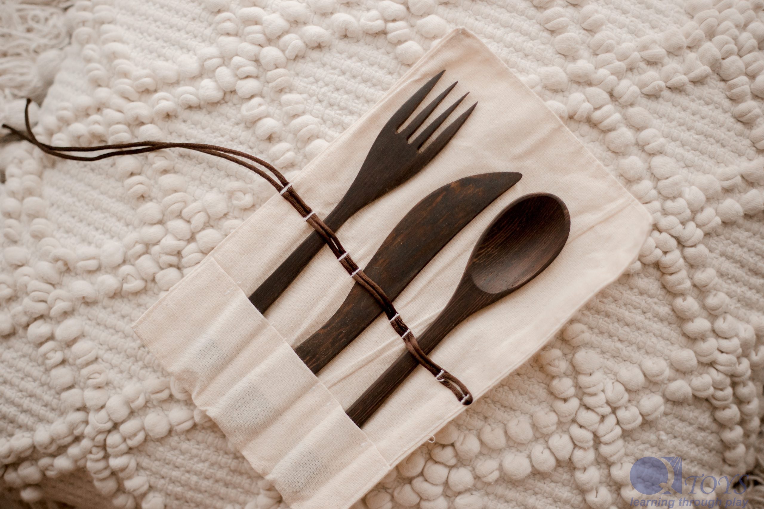 Children’s Wooden Utensil Set