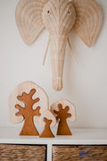 2-Tone Wooden Trees